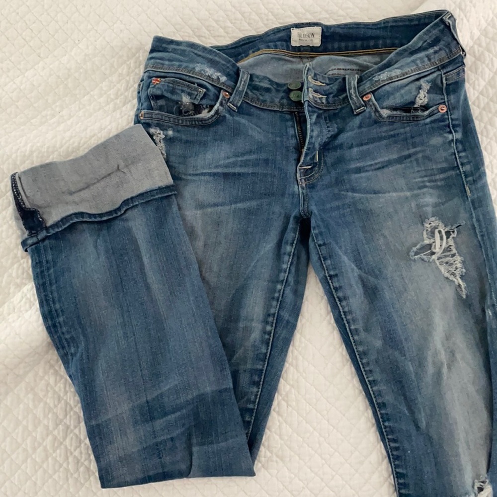 Hudson low rise jeans